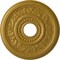 Ekena Millwork Genevieve Ceiling Medallion (Canopies up to 3 1/2"), 16 1/8"OD x 3 1/2"ID x 7/8"P, Pharaohs Gold CM16GNPGS - alternate 1